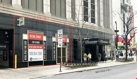 A look at 750 N Rush Street Retail space for Rent in Chicago