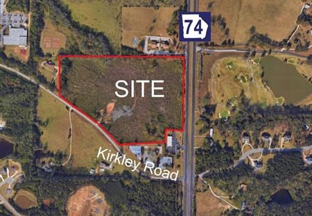 A look at +/-27.48 Acres Kirkley Road and Hwy 74 commercial space in Tyrone