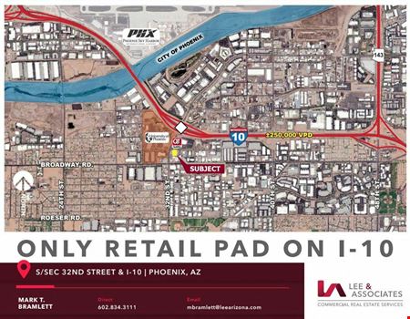 A look at S/SEC 32nd Steet & I-10 commercial space in Phoenix