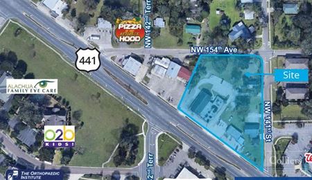 A look at 15281 NW US Hwy 441, Alachua, FL 32615 - 2.0 AC Redevelopment Opportunity, Direct US HWY 441 Frontage commercial space in Alachua