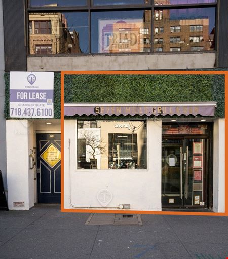 A look at 2,000 SF | 158 W 72nd St | 2nd Generation Restaurant for Lease commercial space in New York