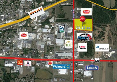 A look at 24+ ACRES IN MONETT, MO commercial space in Monett