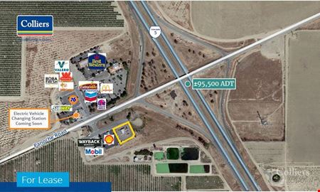 A look at Freeway Pad Available for Lease  I-5 and Panoche Road, Fresno County Retail space for Rent in Firebaugh