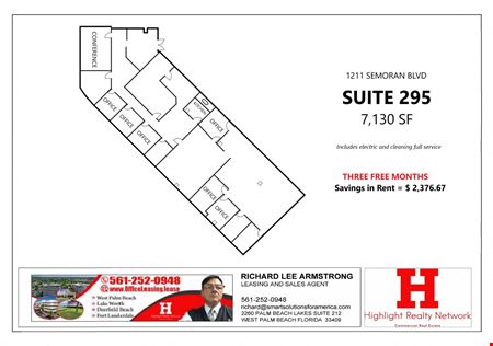 A look at 7130 SF Suite 295 Professional Office Space in Casselberry, FL 32707 Office space for Rent in Casselberry
