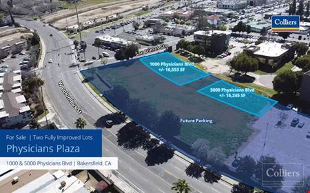 A look at Two Fully Improved Lots in Physicians Plaza commercial space in Bakersfield