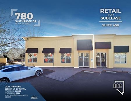 A look at 780 Smithridge Dr, Suite 450 Retail space for Rent in Reno