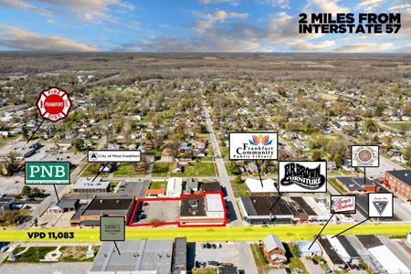 A look at 16,800 SF Building I $1 Auction I Kitchen/Bar in place commercial space in West Frankfort