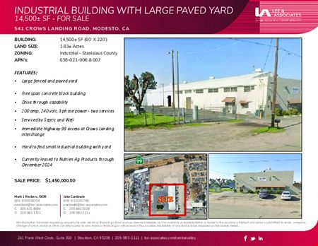 A look at 541 Crows Landing Road commercial space in Modesto