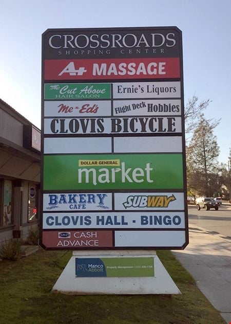 A look at Crossroads Shopping Center Retail space for Rent in Clovis