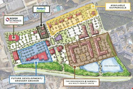 A look at Sawmill Outparcels commercial space in Summerville