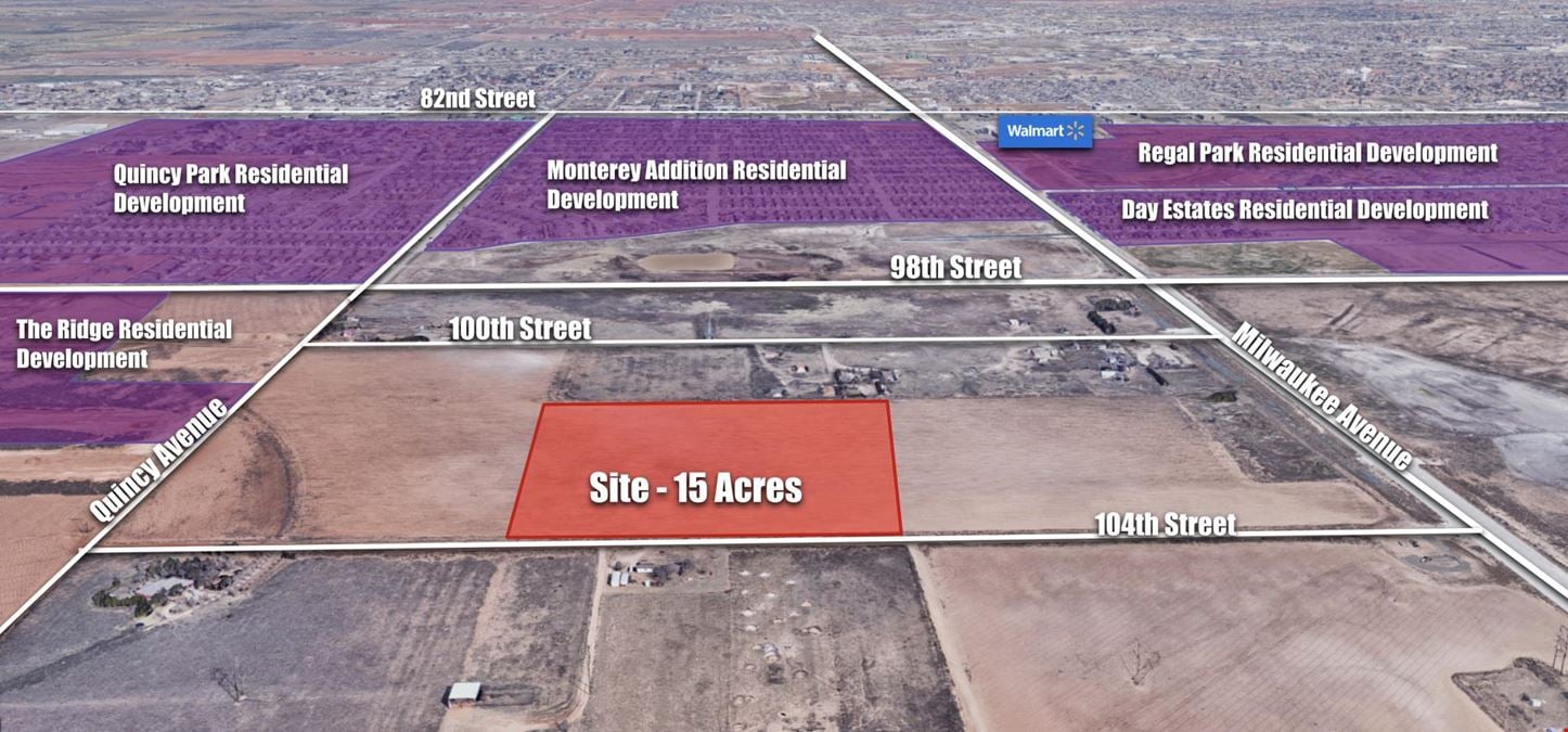 15 Undeveloped Acres in Southwest Lubbock