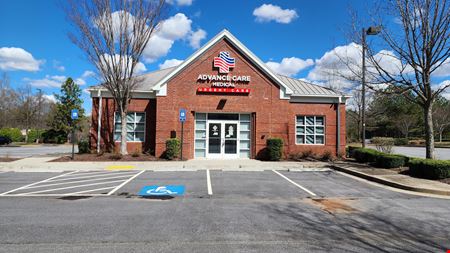 A look at Flynn Crossing Urgent Care Retail space for Rent in Alpharetta