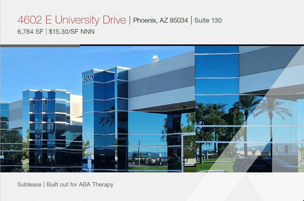 4602 E University Drive, Suite 130