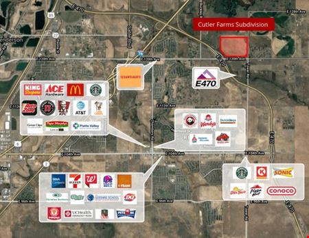 A look at Cutler Farms Subdivision commercial space in Commerce City