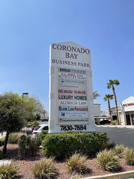 A look at Coronado Bay Commercial space for Rent in Las Vegas