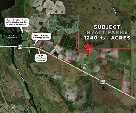 A look at Hyatt Farms at Lake Kissimmee 1,240 acres commercial space in Okeechobee
