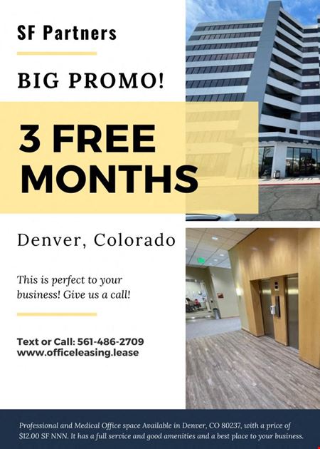 A look at 7 Professional And Medical Office Space in Denver, CO 80237 Office space for Rent in Denver