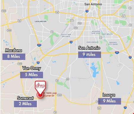 A look at Loop 1604 & Curran Drive commercial space in Von Ormy
