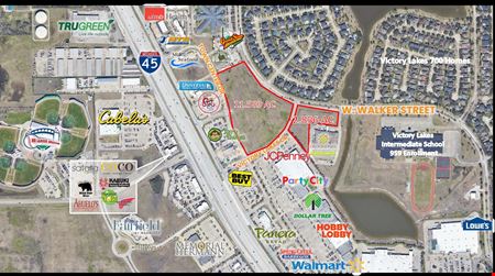 A look at Victory Lakes & W Walker St commercial space in League City
