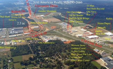 A look at Wal-Mart Supercenter Land commercial space in Texarkana