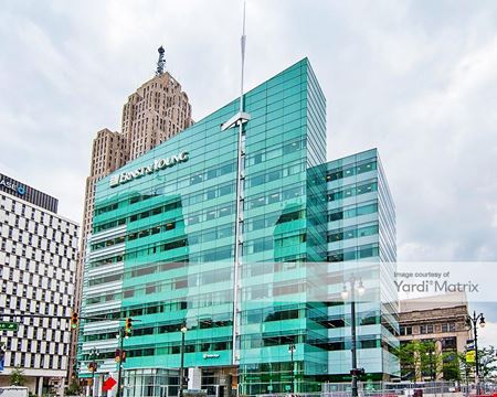 A look at One Kennedy Square Office space for Rent in Detroit