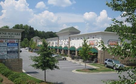 A look at Towne Square at Due West Retail space for Rent in Marietta