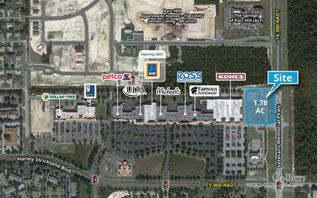 A look at Prime Retail Outparcel at West Volusia Towne Center Commercial space for Sale in Orange City
