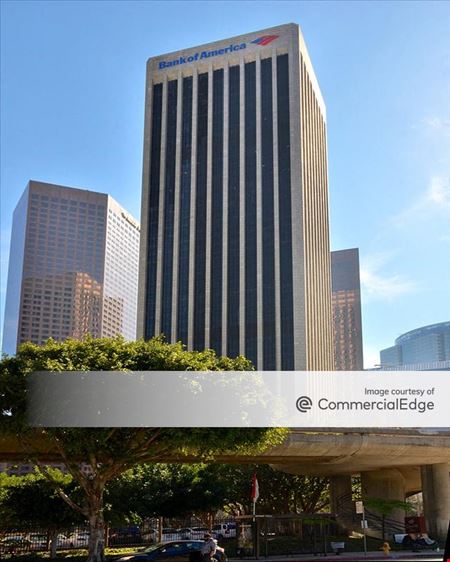 A look at Bank of America Plaza Office space for Rent in Los Angeles