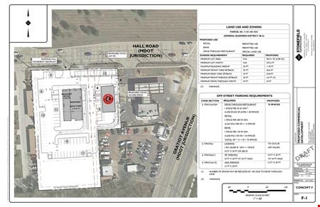 A look at Proposed Retail W/Drive-Thru Commercial space for Rent in Clinton Township