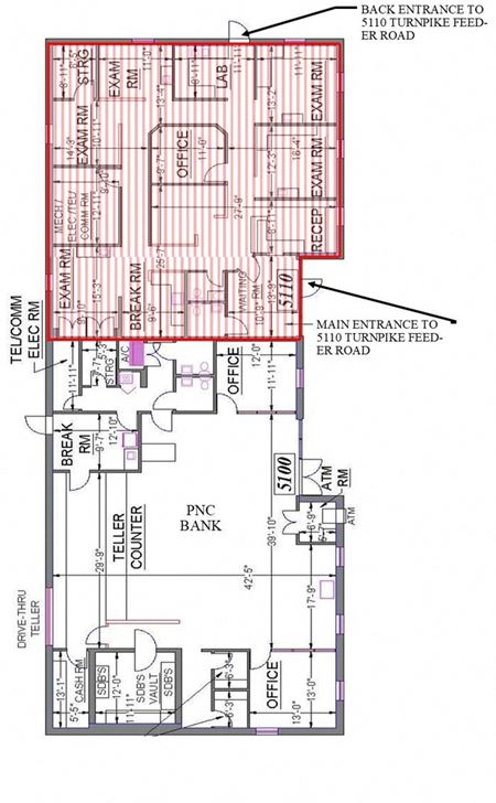 A look at Office Space - Ground Floor Commercial space for Rent in Ft. Pierce