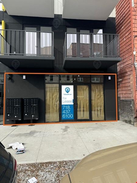 A look at 500 SF | 139 Frost Street | Vanilla Box Retail Space for Lease Retail space for Rent in Brooklyn