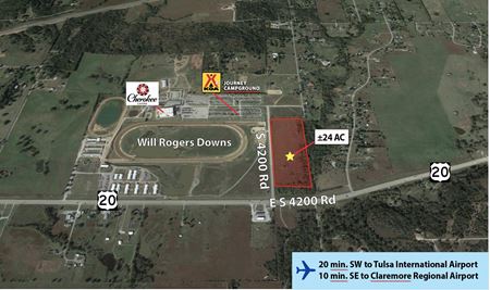 A look at AUCTION: ±24 Acre Land in Claremore, OK commercial space in Claremore