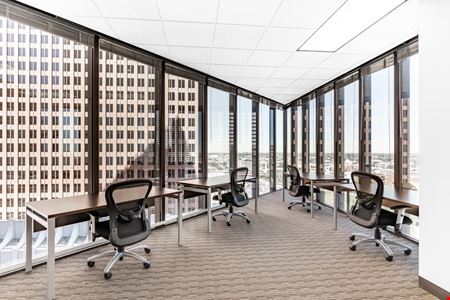 A look at Pennzoil Place commercial space in Houston