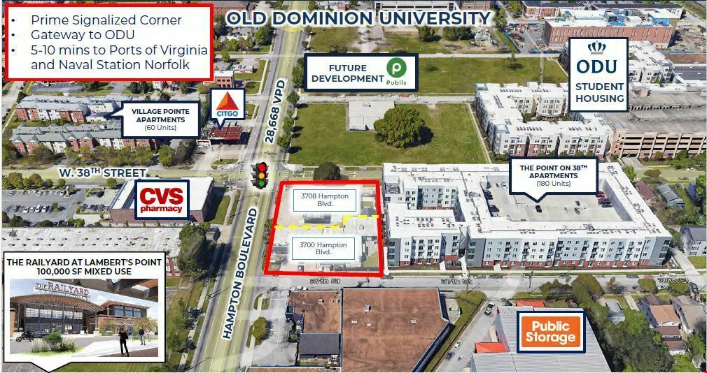 Ground Lease - +/- 0.75-Acre Site Available
