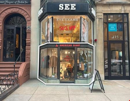 A look at 115 Newbury Street Retail space for Rent in Boston