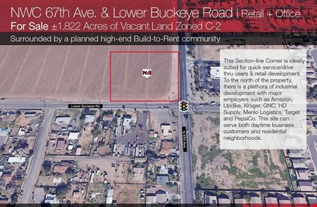 A look at NWC 67th Ave & Buckeye commercial space in Phoenix