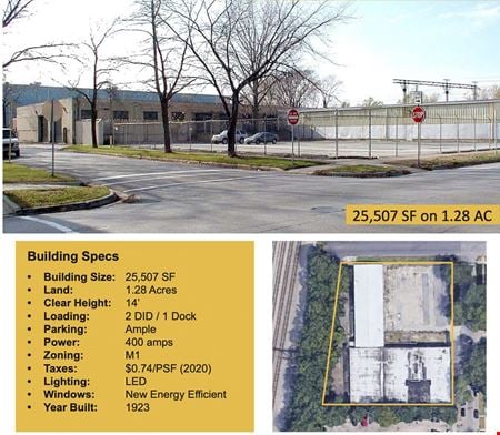 A look at 7300 S Kimbark - 25,500 SF Industrial Facility Industrial space for Rent in Chicago