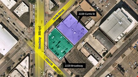 A look at 2220 Curtis St and 2220 Broadway commercial space in Denver