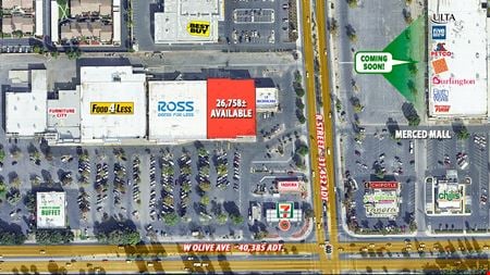 A look at 26,758± SF former 99 Cents Only location For Lease Retail space for Rent in Merced