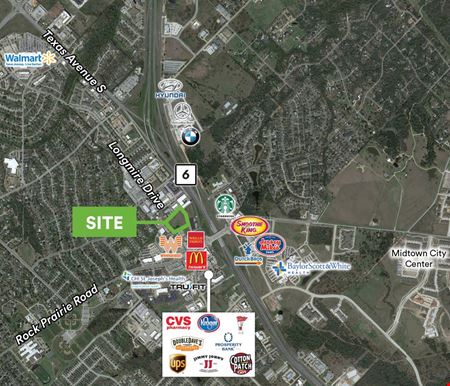 A look at ~4.5 AC on Longmire Drive, near Rock Prairie Road commercial space in College Station