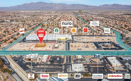 A look at Two Tenant Retail - Mo'Bettahs + Via 313 Pizza commercial space in North Las Vegas