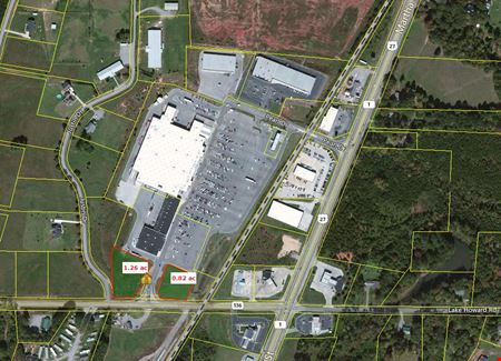 A look at Walmart Out-parcel 1-1.26 acres. Lafayette, GA. commercial space in La Fayette