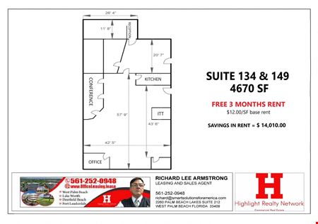 A look at 4670 SF Suite 134-149 Professional Office Space in Casselberry, FL 32707 commercial space in Casselberry