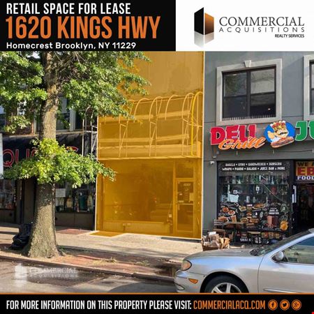 A look at 1620 Kings Hwy Commercial space for Rent in Brooklyn