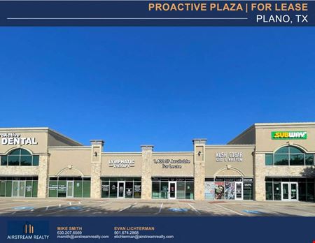 A look at Proactive Plaza-Plano Commercial space for Rent in Plano