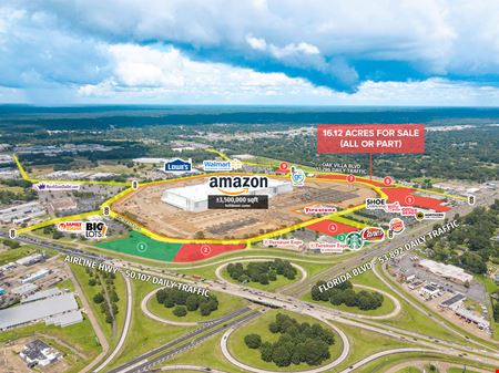 A look at Land Surrounding New Amazon Fulfillment Center commercial space in Baton Rouge