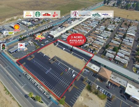 A look at 3 Acres of Land at Expressway Center commercial space in Perris
