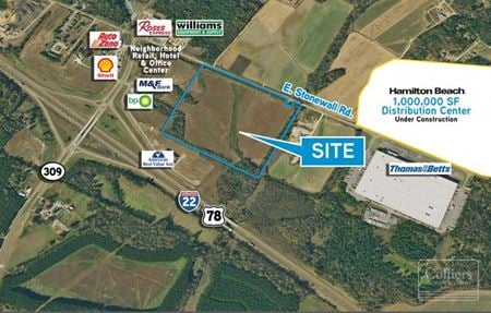 A look at +/-53.56 Acres Industrial Land in Byhalia, MS commercial space in Byhalia