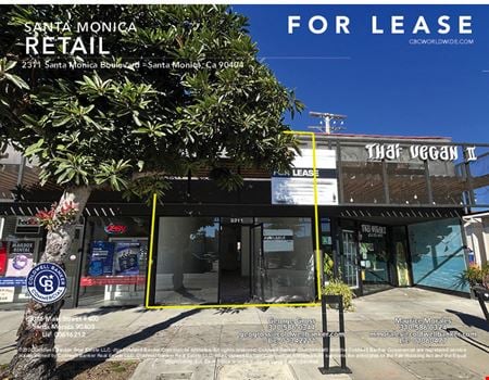 A look at 2311 Santa Monica Blvd Retail space for Rent in Santa Monica