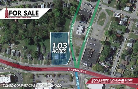 A look at 909 13th St (1.03 Acres) commercial space in Roanoke